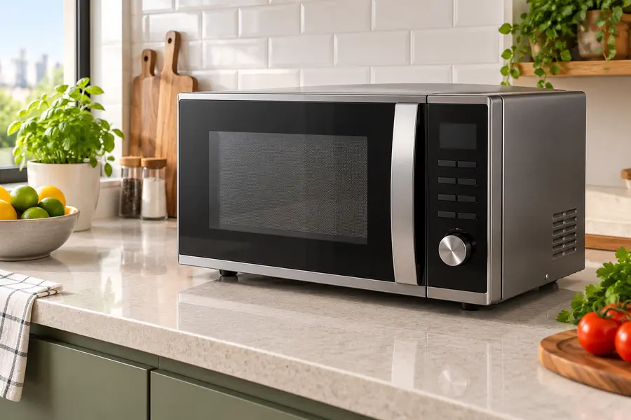 Micro-ondas de bancada moderno